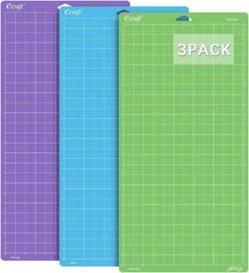 lot 601 image: Ecraft Cutting Mats for Cricut Explore OneAirAir 2 12x24 3-pack