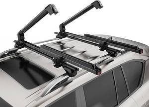 lot 607 image: $110 Ski & Snowboard Roof Rack, 27.5 Loading, 6 Pairs4 Boards, Lock