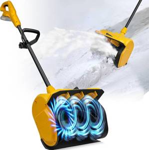 lot 608 image: $100 Cordless Snow Shovel for Dewalt 20V Max, 11 in Brushless Motor
