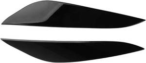 lot 625 image: Headlight Eyebrow Trim for Tesla Model 3 2017-2021, Gloss Black