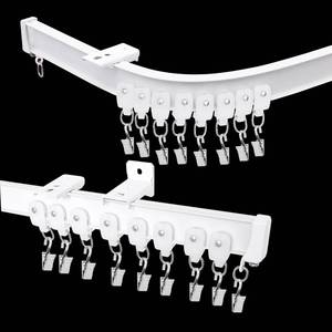 lot 626 image: $46 Flexible Curtain Track, Divider Rods, CeilingWall Mount, 12 ft