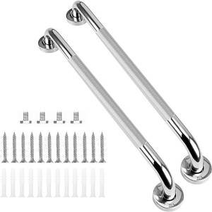 lot 630 image: supregear Grab Bars for BathtubsShowers (2-Pack) Anti-Slip 24 in
