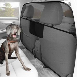 lot 660 image: Mixsuper Dog Car Barrier, 52.4 Wide, Escape-Proof Mesh, Black