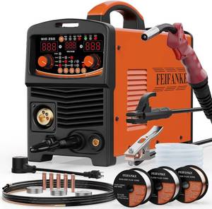 lot 671 image: $170 250A Aluminum Pulsed MIG Welder 110220V, 6-in-1 MIGTIGStick