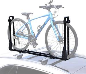 lot 691 image: $130 Rooftop Upright Bike Rack with Two Arms 1-Bike Carrier for Cars