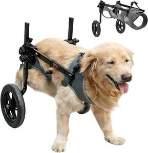 lot 716 image: $55 Dog Wheelchair for Back Legs, Lightweight Adjustable Hind Leg Cart
