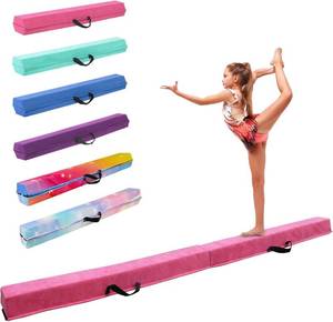 lot 720 image: $47 8FT Folding Balance Beam with Non-Slip Base