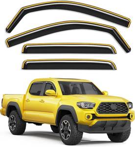 lot 724 image: in-Channel Window Rain Guards for Toyota Tacoma Cab 2016-2023