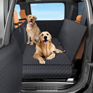 lot 730 image: $80 DIAMOOKY Truck Back Seat Extender for Dogs, Waterproof Seat Cover