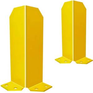 lot 758 image: Pallet Rack Post Protectors 12 Steel Guard, Edge Protectors (2)