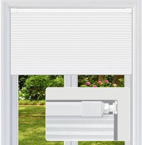 lot 783 image: $81 Cordless Cellular Shades No Drill Honeycomb White 41W x 64H