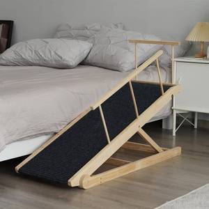 lot 788 image: $255 Dog Ramp for Bed - 45 Long, 15.7-23.6 High, 200 lbs