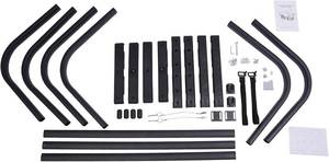lot 789 image: $133 Aluminium Adjustable Truck Bed Extender with Straps