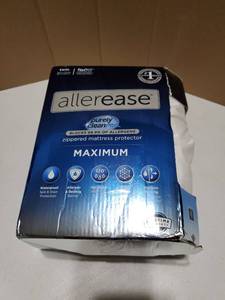 lot 34889 image: Waterproof Mattress Protector, Maximum Allergy Mattress Protector, Twin Mattress Cover - Retail $31