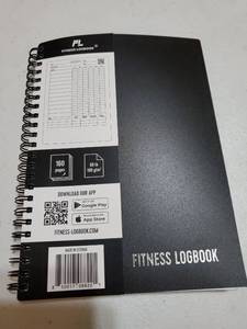 lot 34997 image: Fitness Logbook Exercise Journal - Retail $12