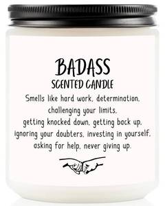 lot 34999 image: 2026 Graduation Gifts for Her Him, Inspirational Gifts for Women Men, Congratulations Gift, New Job, Promotion, Proud of You Gift, Handmade Lavender Natural Soy Wax Candle (7oz) - Retail $10