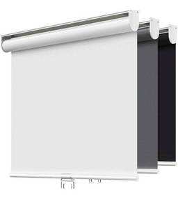 lot 2762 image: Cordless Roller Shades Blackout Blinds for Windows Room Darkening Rolled Up Shades with Spring System, UV Protection Window Shades Door Blinds for Home and Office,Bedroom (White, 23 W x 72 H)