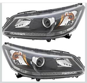 lot 2795 image: For Honda Accord Sedan EXEX-LLXSport V4 2.4L Headlights Lamps Set 2013 2014 2015 Halogen Driver and Passenger Side