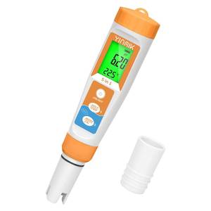 lot 2921 image: YINMIK Pool Salt Tester New Update 5 in 1 pH TDS EC Salinity Meter for Saltwater Swimming Pools Hot Tub Digital Salinity Tester for Saltwater Aquarium Water More Accuracy pH and ppm Meter Hydroponic