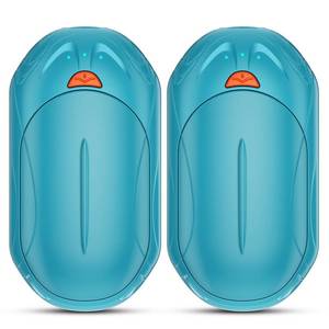 lot 2922 image: AI Hand Warmers Rechargeable 2 Pack, 20Hrs Long Safe Heat, AI Smart Chips Electric Hand Warmers, Portable Pocket Heater, Gifts for Christmas, Outdoor, Golf, Hunting, Camping Accessories-Sky Blue