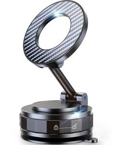 lot 2944 image: Vacuum Magnetic Car Phone Holder for Mag-Safe 89LBS Suction & 3200gf Magnetic 360° Adjustable Ultra Suction Cup Phone Holders for Your Car, Car Mount for iPhone 17 Pro Max 16 15 14 13 12 Air Plus