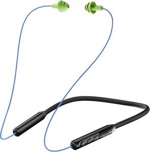 lot 2946 image: MIPEACE Bluetooth Earplug Headphones, Neckband Wireless Earbuds earplugs-29db Noise Reduction isolating in-Ear earplug Earphones with Controls,IPX6 sweatproof,20Hour Battery(Blue Green)