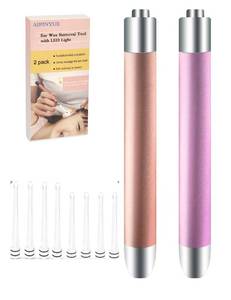 lot 2948 image: Ear Pick Ear Wax Removal Tool LED Lights Ear Cleaning Kit Updated Version Non-Slip Soft Safety Spoon Head Replaceable and Easy to Clean�Safe Material