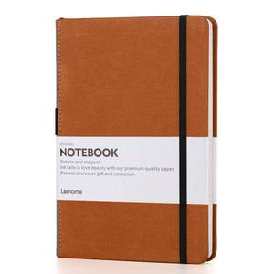 lot 2952 image: Lemome Grid Paper Notebook Hardcover Classic Notebook with Pen Holder - Page Dividers Presents 8.4 x 5.7 in