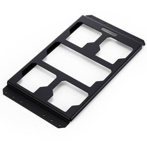 lot 5021 image: MorningRo Mounting Plate Compatible with MilwaukeePackout Toolbox Aluminum Steel Mounting Base Storage Toolbox on Wall or Floor(Half Plate)