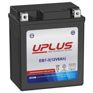 lot 5030 image: UPLUS YTX7L-BS Motorcycle ATV Battery, EB7-3 Maintenance Free 12V 6AH SLA Batteries Snowmobile Scooter AGM Battery, Replacement for YTX7L-4, LTX7L-BS,NTX7L-BS,FTX7L-BS,ETX7L-BS,CTX7L-BS,GTX7L-BS,GSX7L