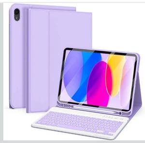 lot 5031 image: for iPad 11th 10th Generation Case with Keyboard - Detachable Bluetooth Keyboard
