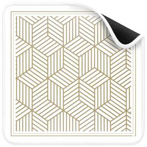 lot 5071 image: Deyimmei Mahjong Mat for Table - Non-Slip Mahjong Table Cover with Storage Pockets, Perfect Mahjong Accessories & Gifts for Women, Men, and Mahjong Enthusiasts (Golden Herringbone)