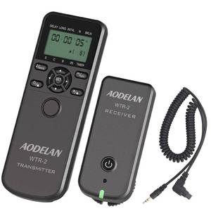 lot 5175 image: Camera Wireless Remote Shutter Release, Long Exposure Timelapse Remote Control Compatible with Canon 6D Mark II 7D 7D Mark II 5D Mark IV Replaces Canon RS-80N3 Shutter Release Cords
