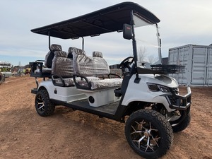lot 2000 image: Unused SDGC 100 Golf Cart-Six Passenger Deluxe Model In White-Very Rare