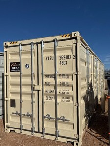 lot 2099 image: First Use 40 Foot High Cube C Container with 4 sets of side doors and one set of rear doors