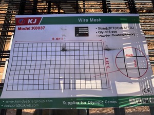 lot 2269 image: Unused KJ Metal K00037 Wire Mesh Lot of 5 pieces total