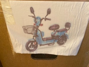 lot 2391 image: Unused IREV Electric Motorcycle  Very cool little machines