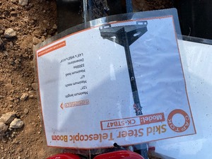 lot 2201 image: Unused CAPTOK CK-STB47 Skid Steer Telescopic Boom