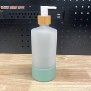 lot 915 image: Refillable Glass Soap Dispenser  - Retail $0