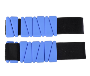 lot 944 image: Wrist & Ankle Weights - 2Lbs Adjustable Silicone Bracelet Wrist Weights for Men Women, Apply to Yoga, Pilates, Aerobics - Retail $31