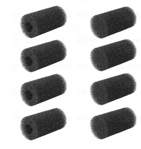 lot 945 image: 8 Pack Pre-Filter Sponge for Aquarium, Foam Filter Fry Shrimp Fish Tank 1 Intake, Replacement Foam Cover, Aquarium Pre Filter Foam Rolls - Retail $13