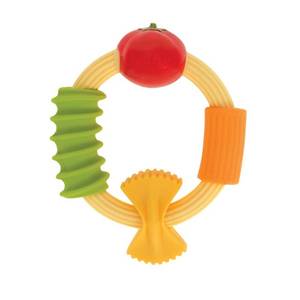 lot 1069 image: Nuby Pasta Silicone Teething Ring - Retail $8