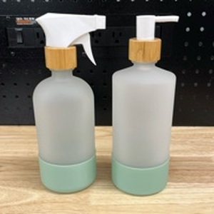 lot 1103 image: Glass Spray Bottle and Soap Dispenser  - Retail $0