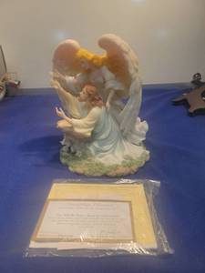 lot 5212 image: Seraphim Classics Thy Will Be Done Jesus in Gethsemane Figurine with COA new in box