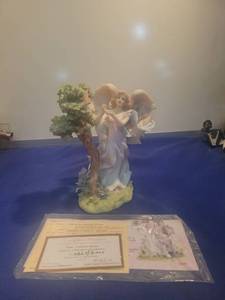 lot 5230 image: Seraphim Classics Dana Celebrate Nature Figurine #78587 with COA new in box