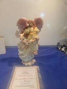 lot 5236 image: Seraphim Classics Chloe Natures Gift Angel Figurine with COA new in box