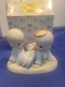 lot 5282 image: Precious Moments Heaven Must Have Sent You Figurine in box
