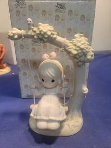 lot 5298 image: Precious Moments Swing Figurine in box