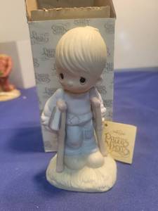 lot 5301 image: 1979 Precious Moments He Watches Over Us All Figurine