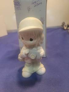 lot 5381 image: Precious Moments Photographer Boy Figurine 1997